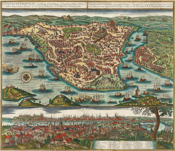 Vues de Constantinople (Istanbul), vers 1730