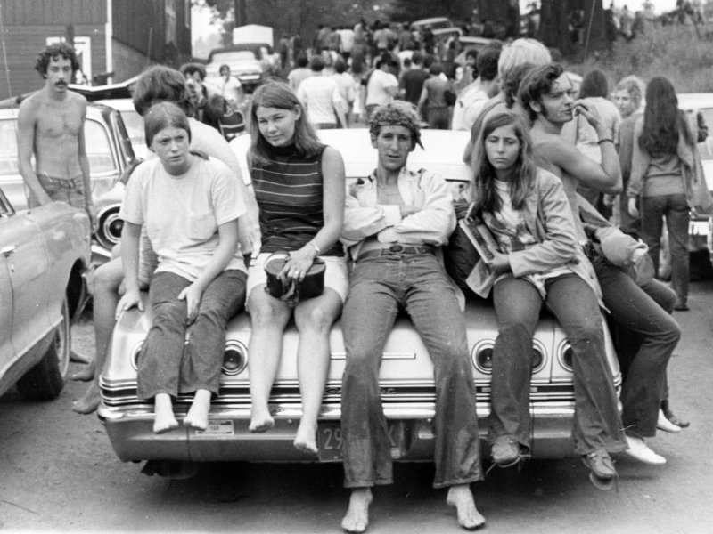 Photographie prise près du festival de Woodstock, le 18 août 1969. Ric Manning/Wiki Commons.