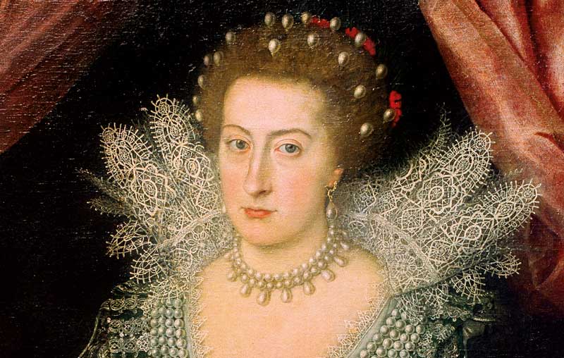 Elizabeth Stuart, future reine de Bohême, d'après Michiel van Mierevelt, vers 1615.